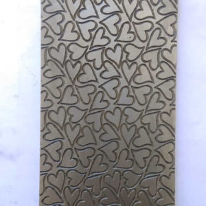 Heart Shape Texture | Texture For Jewelry making | Pattern making dies | Steel Plate of Heart Shape Texture |