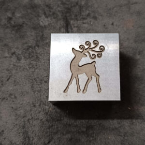 Deer | Impression Die | antique die | engraving die | embossing die | wild jewelry | jewelry making | metal working | silversmithing working