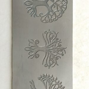Tree of Life Texture Plate for Rolling Mill: Jewelry Pattern