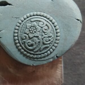 Flower Impression Die: Jewelry Making, Silversmith Tool (20mm)