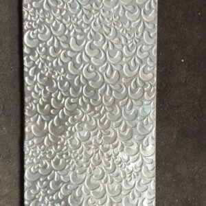 Steel Texture Plate for Rolling Mill: Jewelry Making Tool (2.5x6 inch)