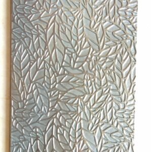 Floral Texture Plate for Rolling Mill: Jewelry Making (2.5x6 inch)