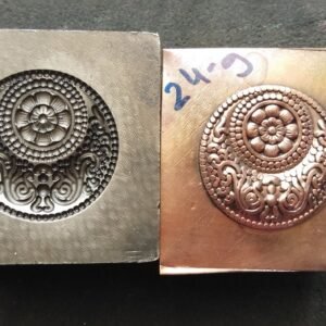 Concho Impression Die: 30mm Steel Jewelry Forming Tool