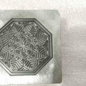 Floral Impression Die: Steel Concho Die (30mm)