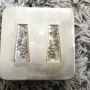 Floral Concho Impression Die: Jewelry Metal Forming Tool