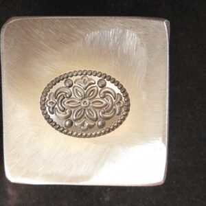 Steel Impression Die: Floral Charm, Jewelry Forming Tool (20mm)