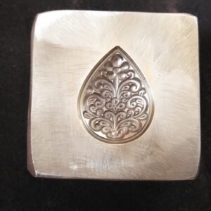 Steel Impression Die: Teardrop Floral Concho, Jewelry Forming Tool (25mm+)