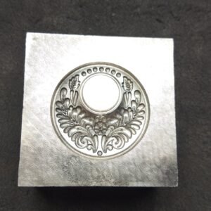 25mm Floral Charm Die: Steel Jewelry Forming Tool
