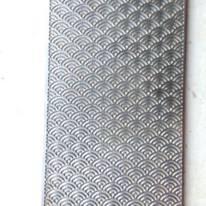 Steel Texture Plate: Jewelry Making Supplies (2.5” x 6”)