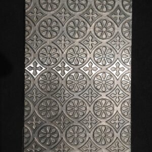 Steel Texture Plate for Rolling Mill: Floral Pattern, Jewelry Making