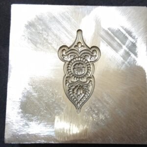 Steel Impression Die: Jewelry/Charm Making Tool (30mm x 15mm)