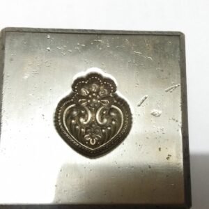 Heart Concho Die: 16mm Steel Jewelry Forming Tool