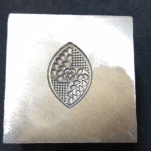 Floral Impression Die: Steel Jewelry Making Tool (20mm)