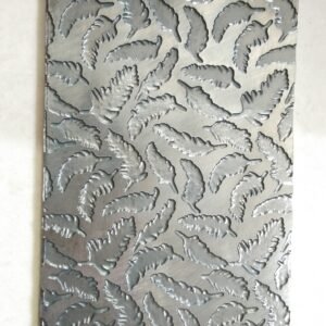 Floral Texture Plate for Rolling Mill & Hydraulic Press: Jewelry Making