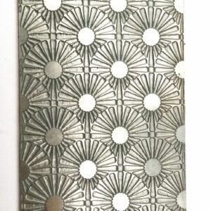 Floral Texture Plate for Rolling Mill & Hydraulic Press