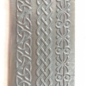 Steel Texture Plate for Rolling Mill: Floral & Celtic Pattern