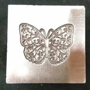 Butterfly Impression Die: Steel Jewelry Charm Tool (30mm)