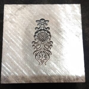 Floral Impression Die: Steel Jewelry Tool (30MM)