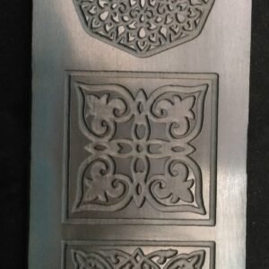 Mandala Texture Plate: Rolling Mill & Hydraulic Press - Jewelry Making