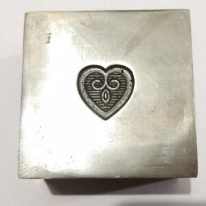 Steel Heart Impression Die: Jewelry/Charm Making Tool (12MM)