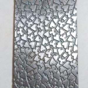 Steel Texture Plate: Cards Pattern for Rolling Mill & Hydraulic Press