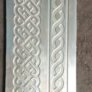 Steel Texture Plate for Rolling Mill: Celtic Knot Pattern