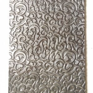 Steel Texture Plate for Rolling Mill: Heart & Swirl Pattern