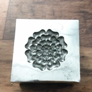 Flower Impression Die: Steel Jewelry Tool (30mm)