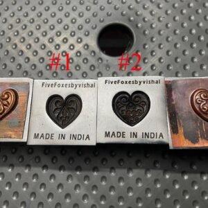 Heart Impression Die: Steel Jewelry Making Tool (20mm)