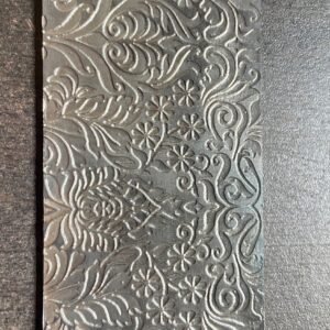 Flower Texture Plate: Steel Jewelry Making Die (2.5” x 6”)
