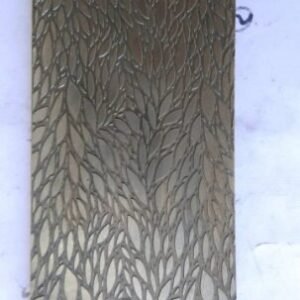 Steel Texture Plate: Leaf Pattern for Rolling Mill & Hydraulic Press