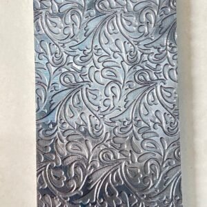 Floral Texture Plate for Rolling Mill: Steel Metalworking Die