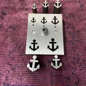 Anchor Disc Cutter Set: Metal Stamp Die Punch (14-30 MM)