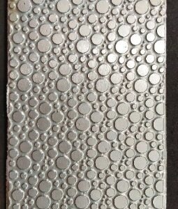 Steel Texture Plate for Rolling Mill & Hydraulic Press (2.5” x 6”)