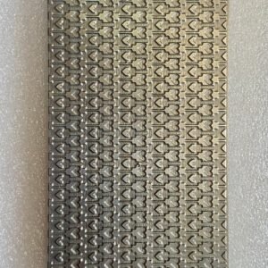 Steel Texture Plate for Rolling Mill & Hydraulic Press (2.5” x 6”)