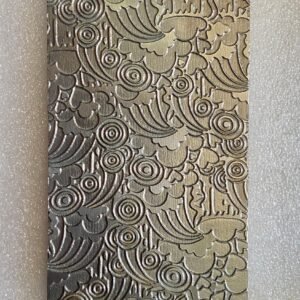 Steel Texture Plate for Rolling Mill & Hydraulic Press (2.5” x 6”)