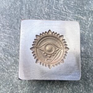 Steel Impression Die: Jewelry Making Tool, Earring & Pendant Die (25.4mm)