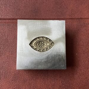 Floral Embossing Die: Steel Jewelry Making Tool (20mm)