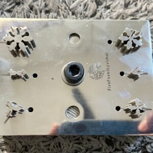 Flower Disc Cutter: Metal Jewelry Die for Silversmithing & Goldsmithing