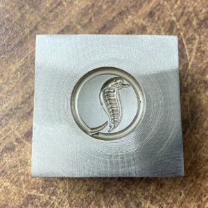 Cobra Steel Die: 20mm Jewelry Impression for Earrings, Pendants