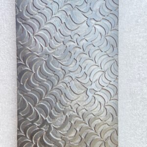 Floral Texture Plate for Rolling Mill & Hydraulic Press (2.5” x 6”)