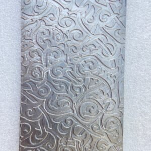 Floral Texture Plate for Rolling Mill & Hydraulic Press (2.5” x 6”)