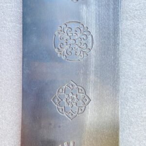 Mandala Texture Plate: Steel Embossing Die for Jewelry (1" inch)