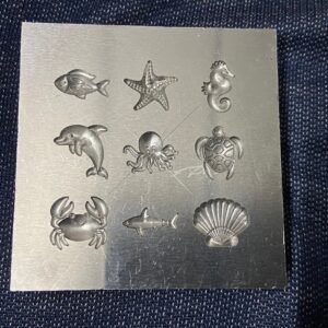Sea Life Steel Impression Die: Earring & Pendant Jewelry Tool (13mm)
