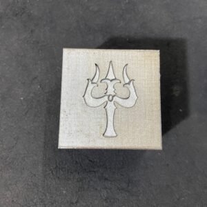 Tree Impression Die: 30mm Steel Jewelry Tool