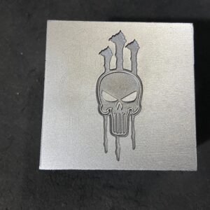 Steel Skull Impression Die: Jewelry Making (43mm x 16mm)