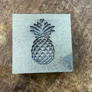 Pineapple Impression Die: 30mm Steel Jewelry Making Tool