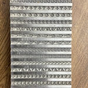 Steel Wire Die: Jewelry Patterning, Silversmithing Tool (4mm x 60mm)