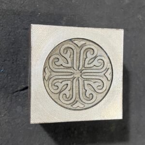 Steel Impression Die: 30mm Metalworking Embossing Tool