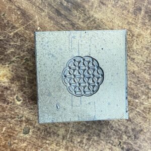 Steel Impression Die: Flower of Life Pattern, Jewelry Forming Tool (18mm)